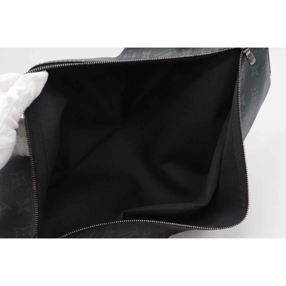 Louis Vuitton Eclipse Monogram Gray Shoe Bag Black - image 8